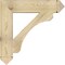 Ekena Millwork Legacy Arts & Crafts Rough Sawn Bracket, Douglas Fir, 6"W x 32"D x 32"H BKT06X32X32LEC03RDF - alternate 3